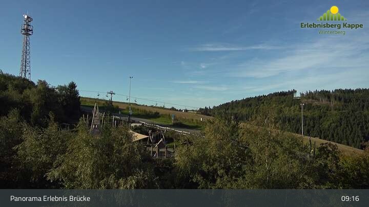 Archiv Foto Webcam Winterberg: Blick auf den Erlebnisberg Kappe