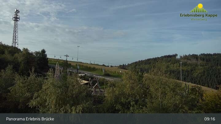 Archiv Foto Webcam Winterberg: Blick auf den Erlebnisberg Kappe