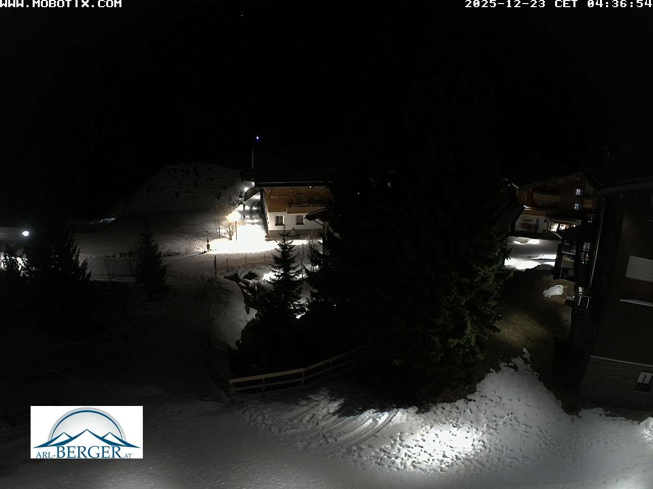 Archiv Foto Webcam Oberlech: Pension Berger