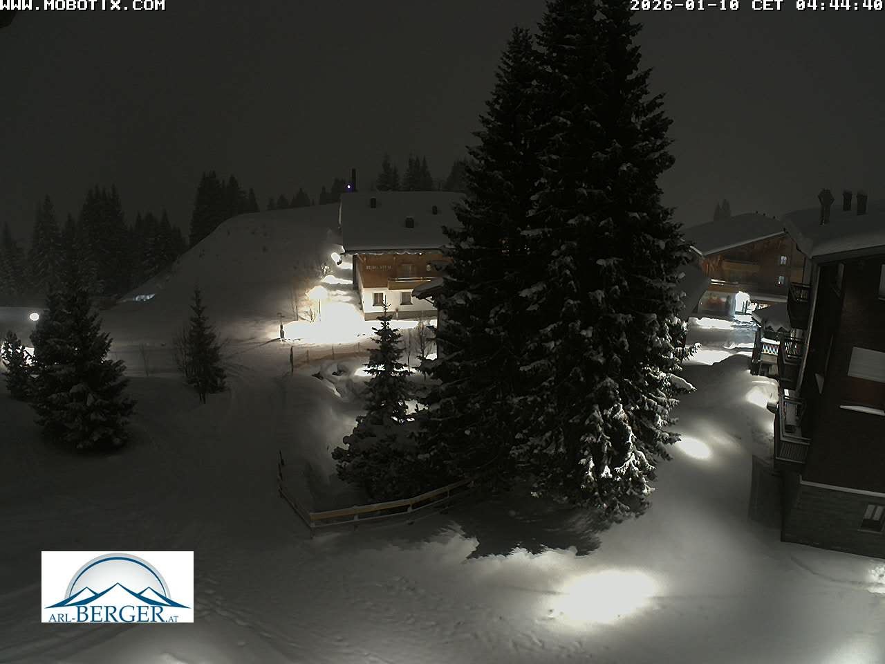 Archiv Foto Webcam Oberlech: Pension Berger