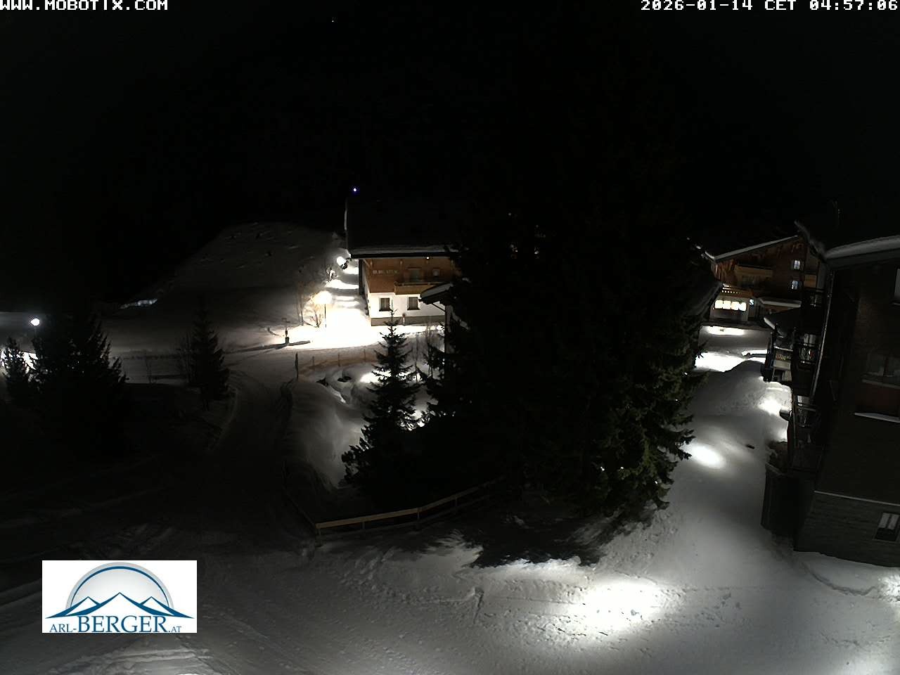 Archiv Foto Webcam Oberlech: Pension Berger