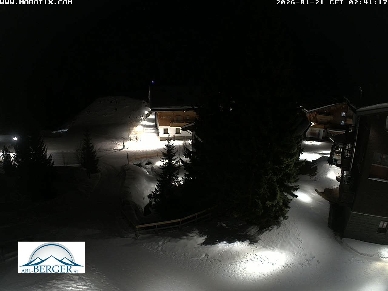 Archiv Foto Webcam Oberlech: Pension Berger