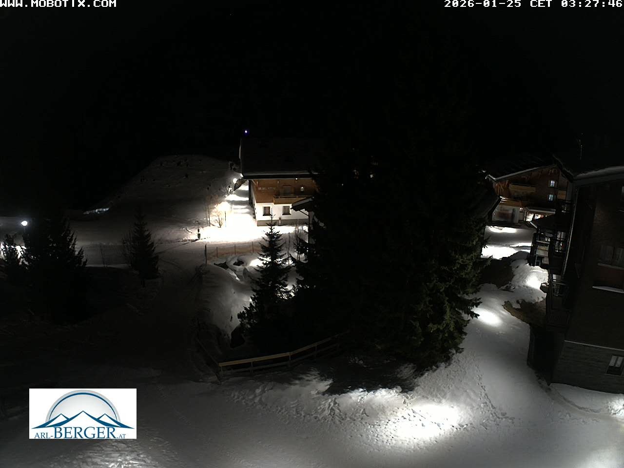 Archiv Foto Webcam Oberlech: Pension Berger