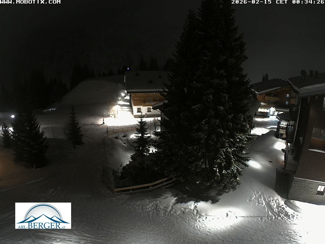 Archiv Foto Webcam Oberlech: Pension Berger