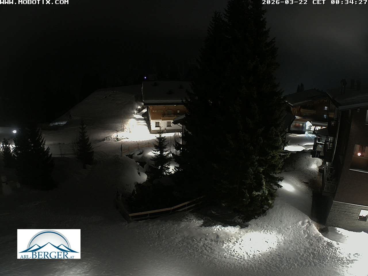 Archiv Foto Webcam Oberlech: Pension Berger