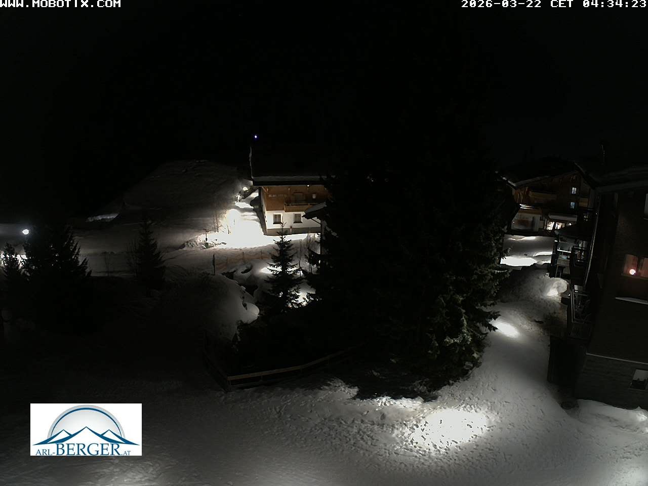 Archiv Foto Webcam Oberlech: Pension Berger