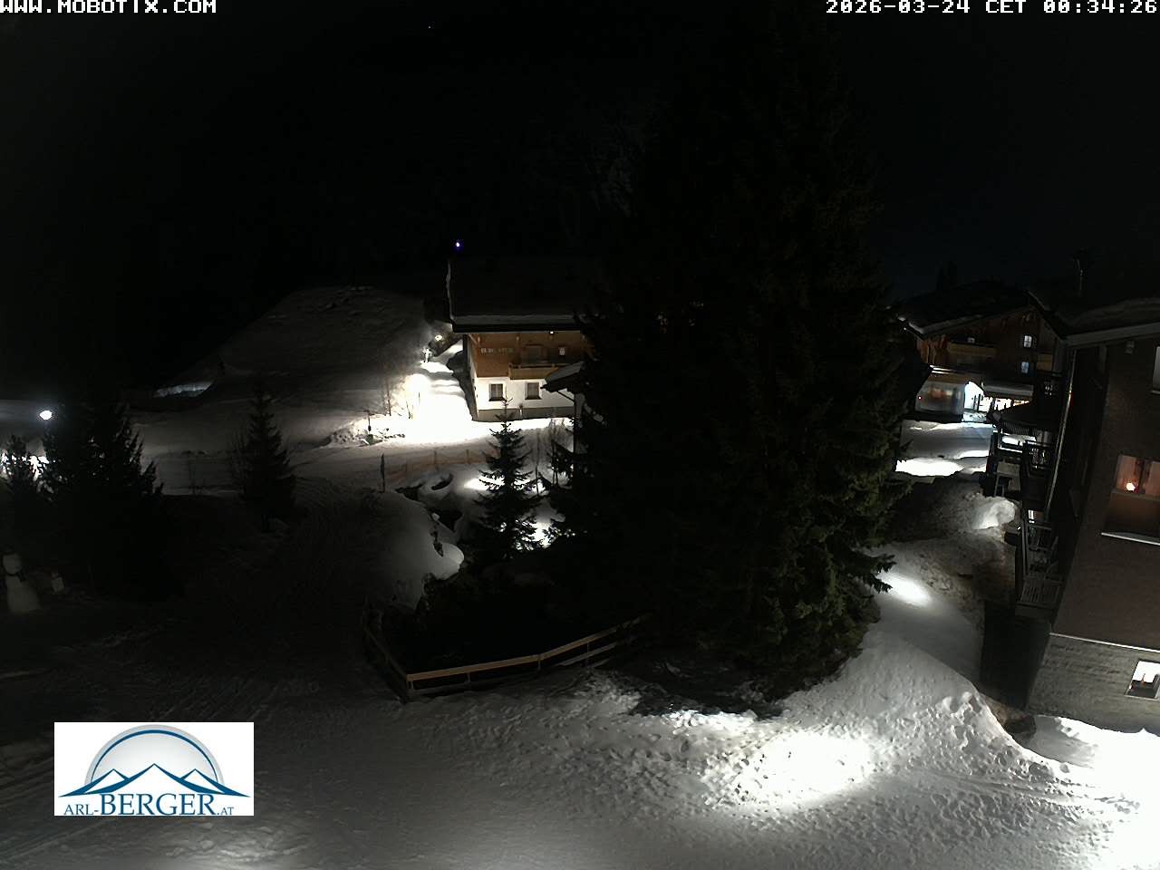 Archiv Foto Webcam Oberlech: Pension Berger