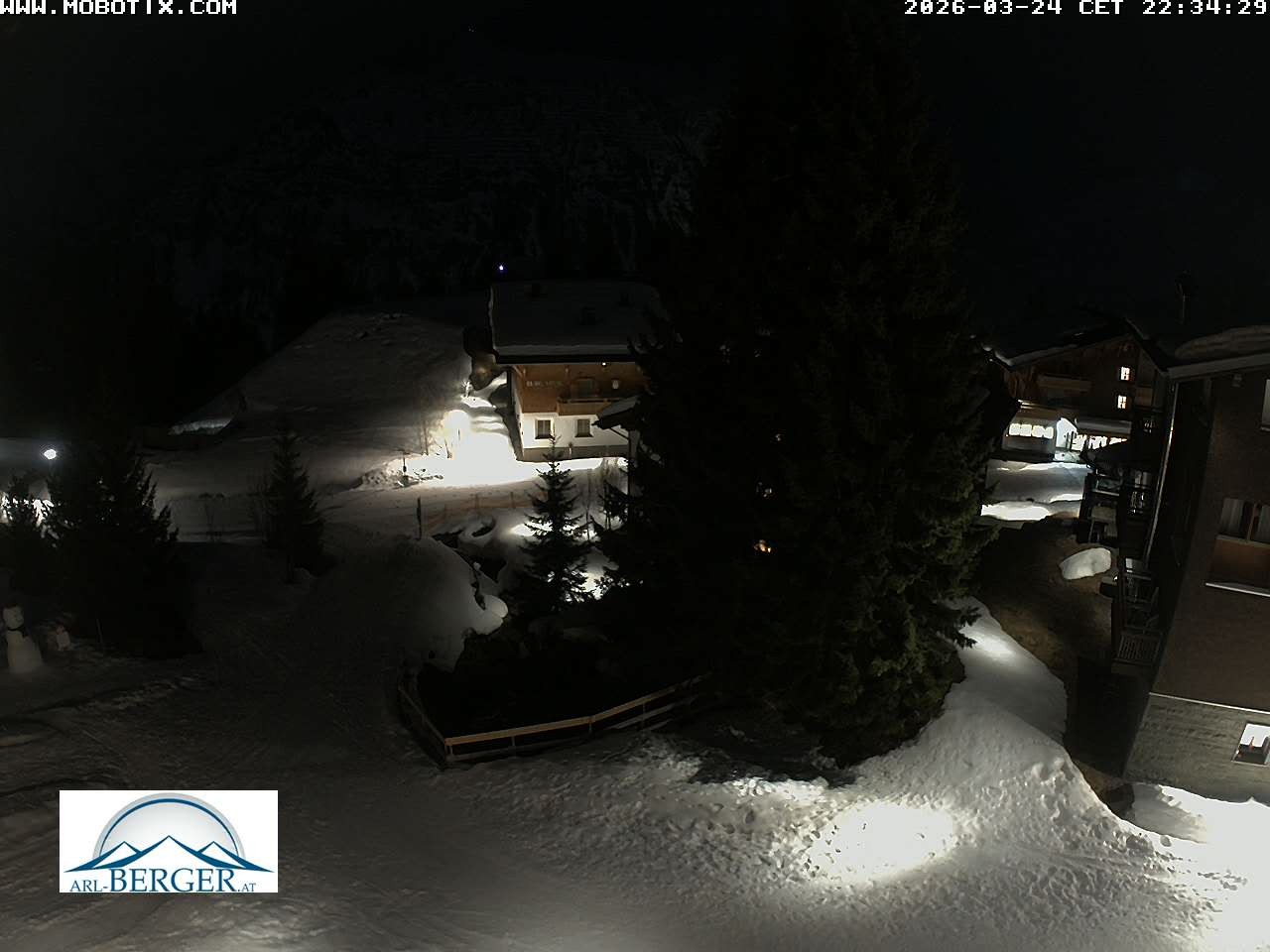 Archiv Foto Webcam Oberlech: Pension Berger