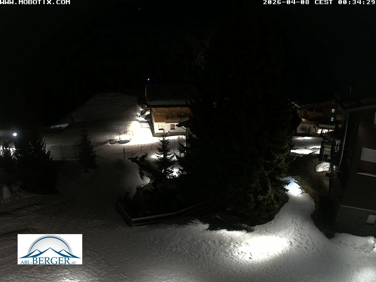 Archiv Foto Webcam Oberlech: Pension Berger