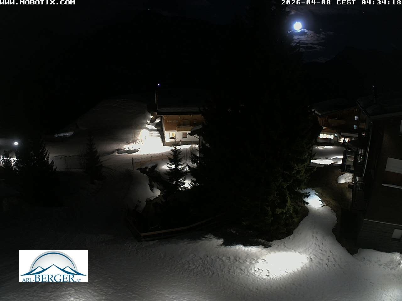 Archiv Foto Webcam Oberlech: Pension Berger