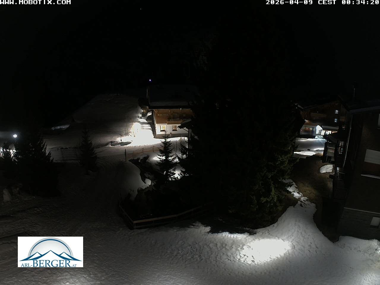 Archiv Foto Webcam Oberlech: Pension Berger