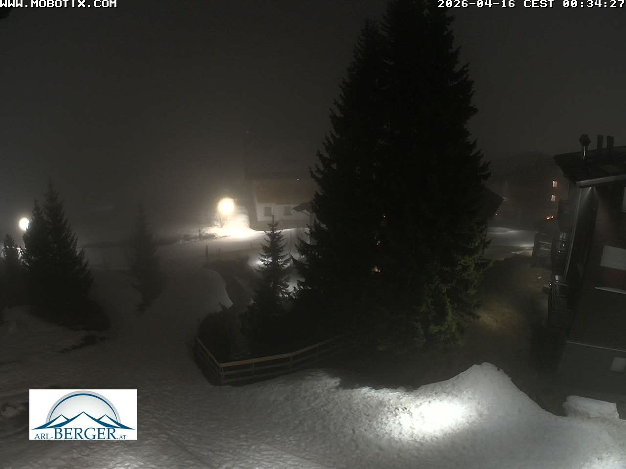 Archiv Foto Webcam Oberlech: Pension Berger