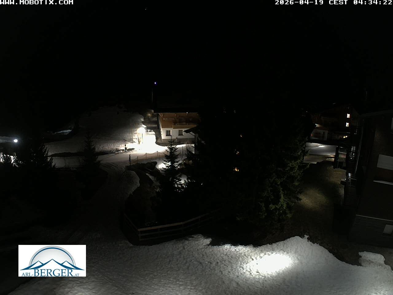 Archiv Foto Webcam Oberlech: Pension Berger