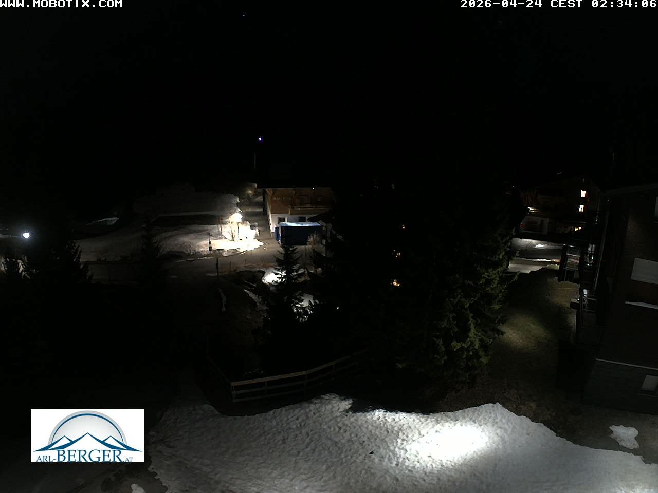 Archiv Foto Webcam Oberlech: Pension Berger