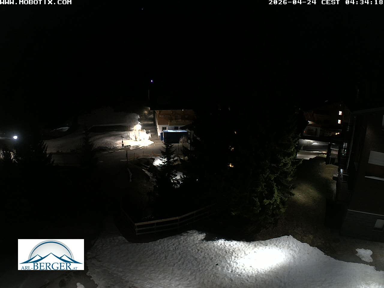 Archiv Foto Webcam Oberlech: Pension Berger