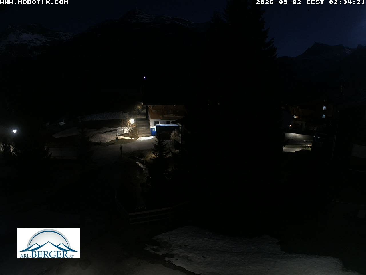 Archiv Foto Webcam Oberlech: Pension Berger