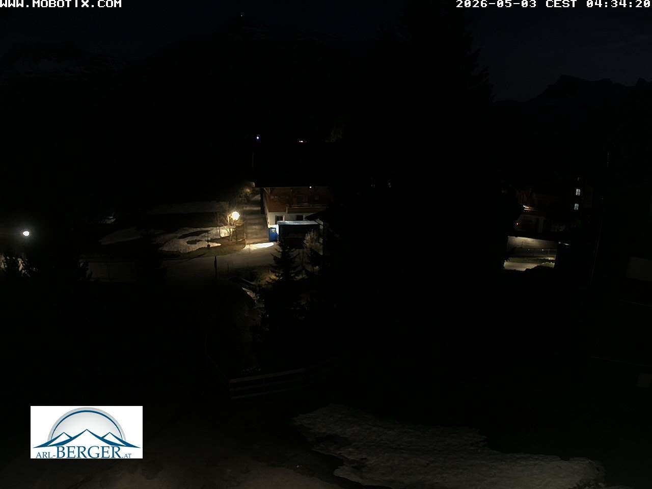 Archiv Foto Webcam Oberlech: Pension Berger