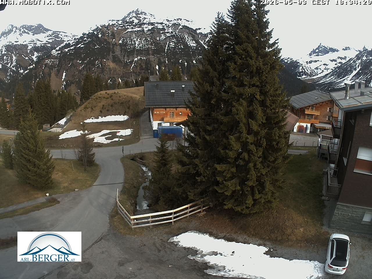 Archiv Foto Webcam Oberlech: Pension Berger