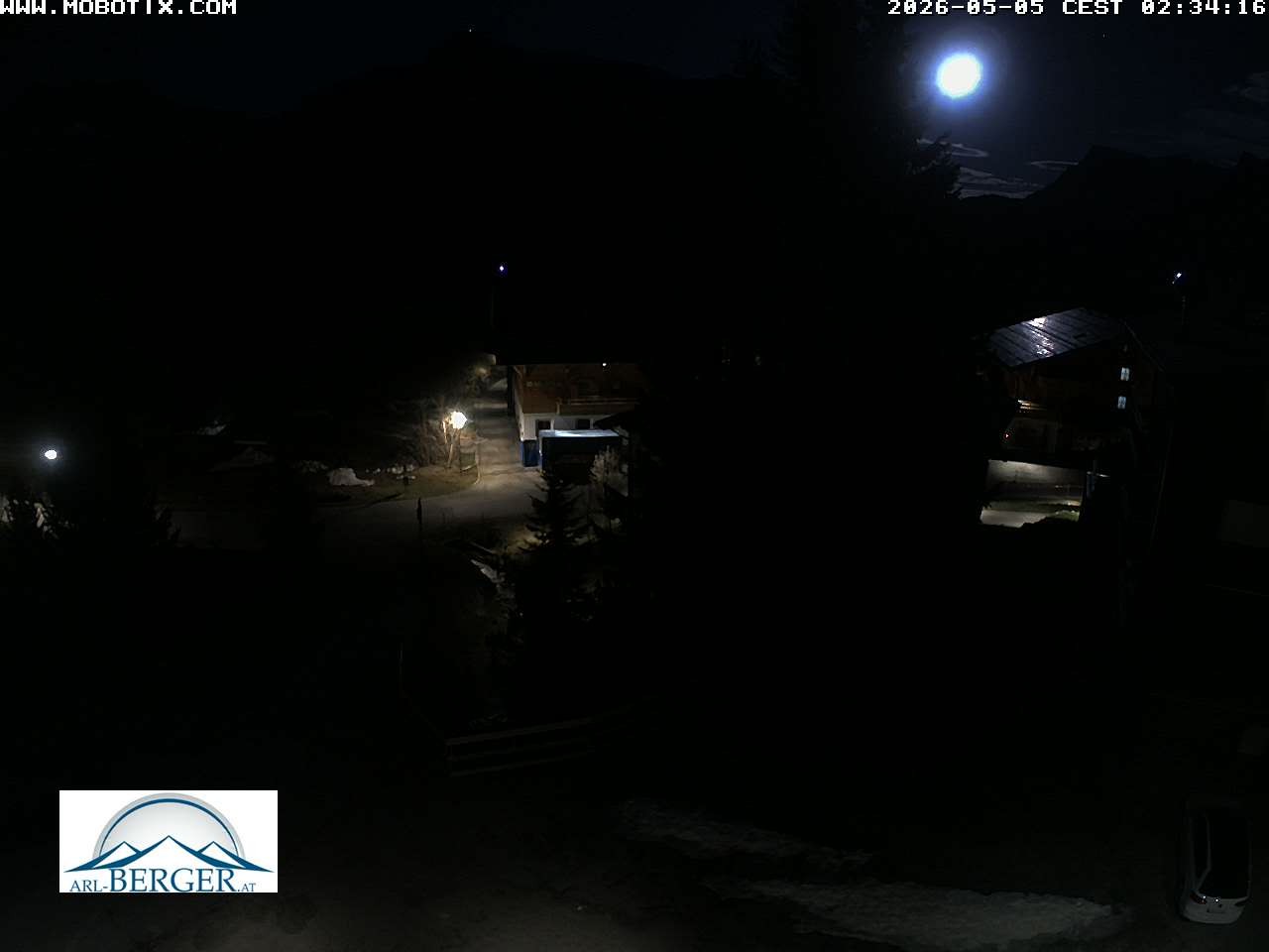 Archiv Foto Webcam Oberlech: Pension Berger