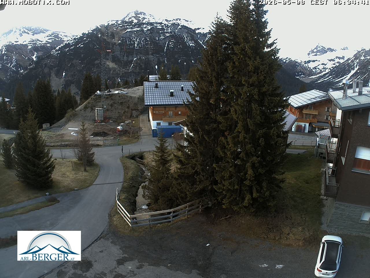 Archiv Foto Webcam Oberlech: Pension Berger
