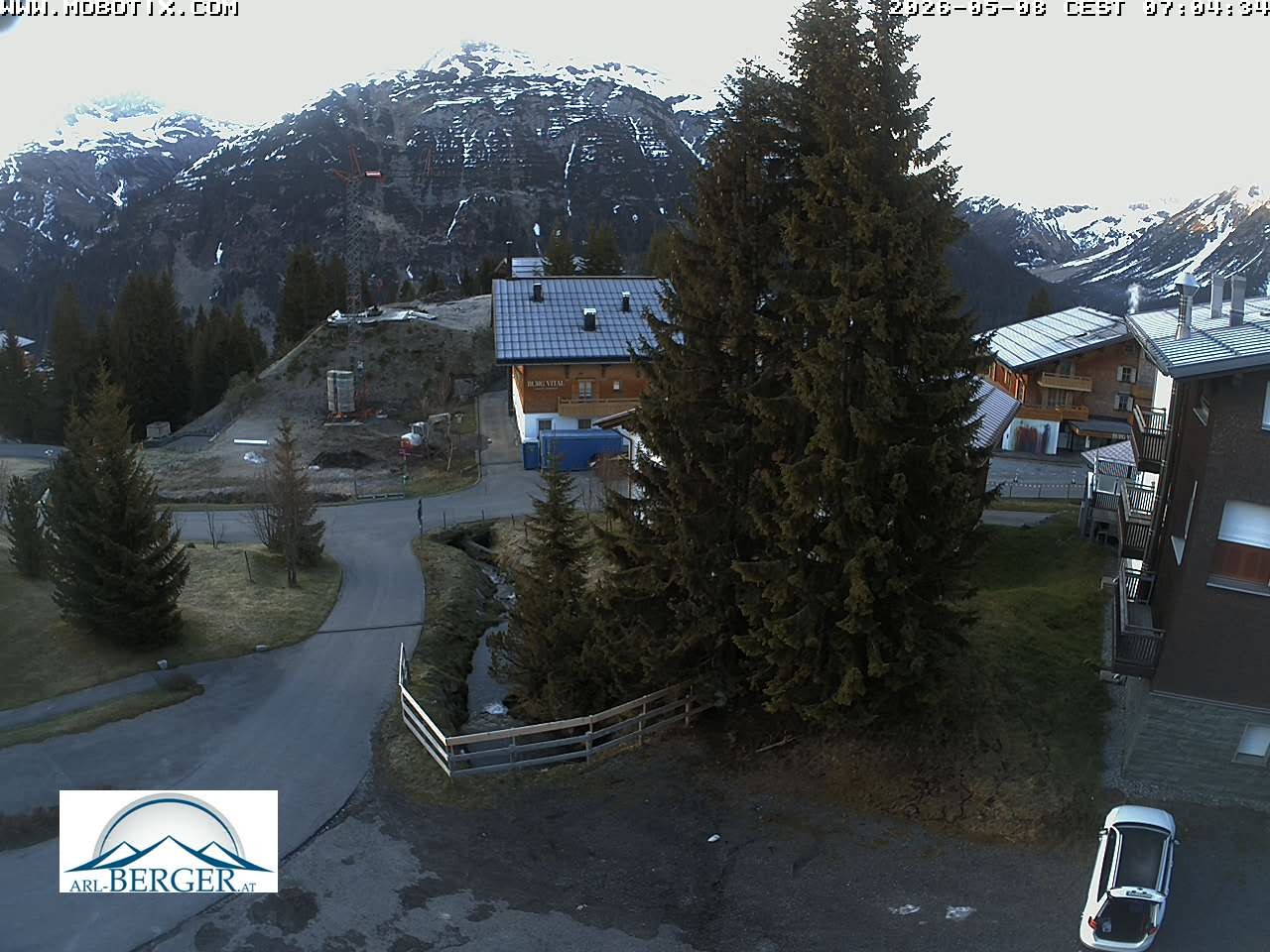Archiv Foto Webcam Oberlech: Pension Berger