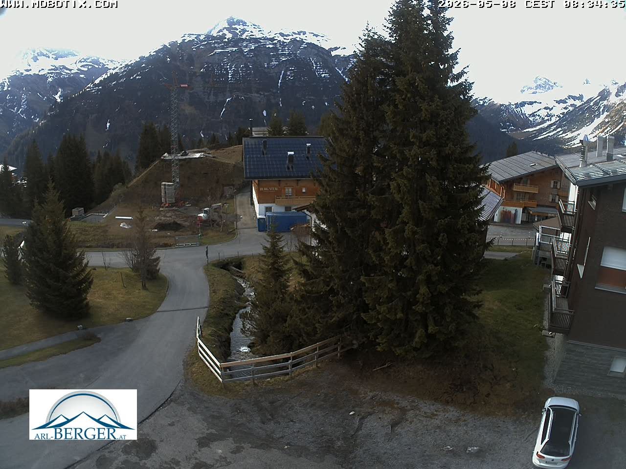 Archiv Foto Webcam Oberlech: Pension Berger