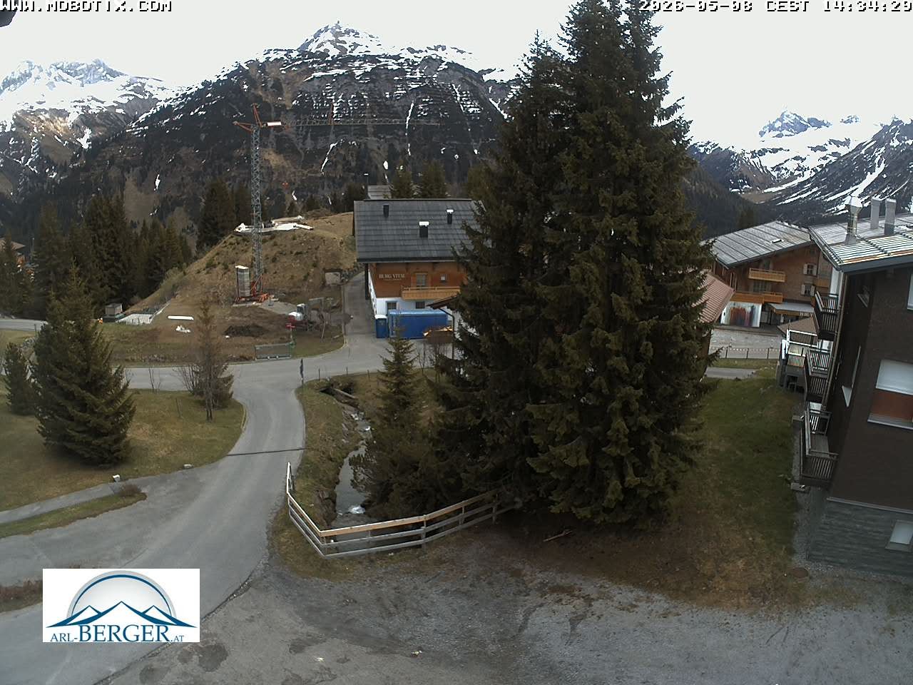 Archiv Foto Webcam Oberlech: Pension Berger
