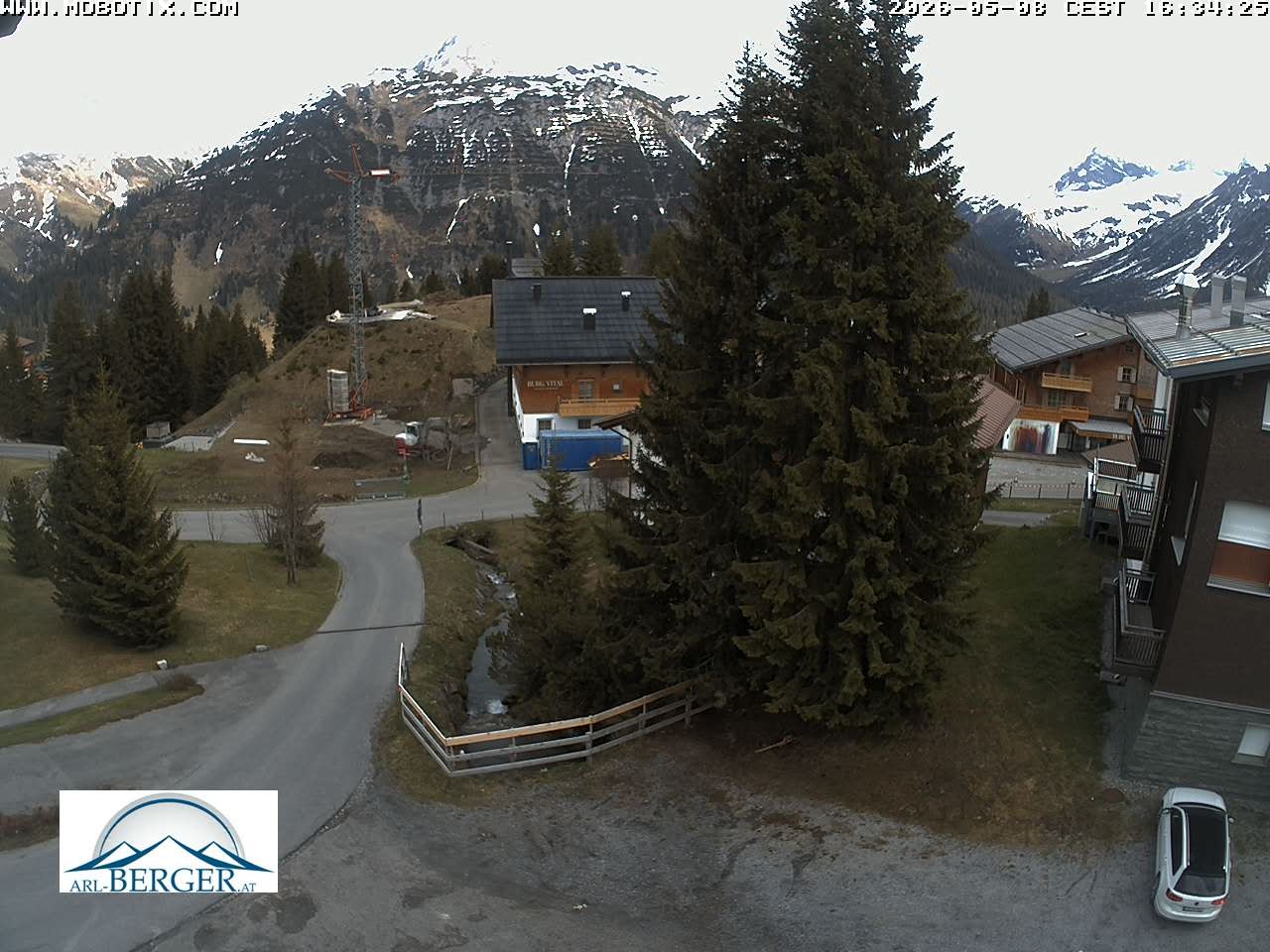 Archiv Foto Webcam Oberlech: Pension Berger