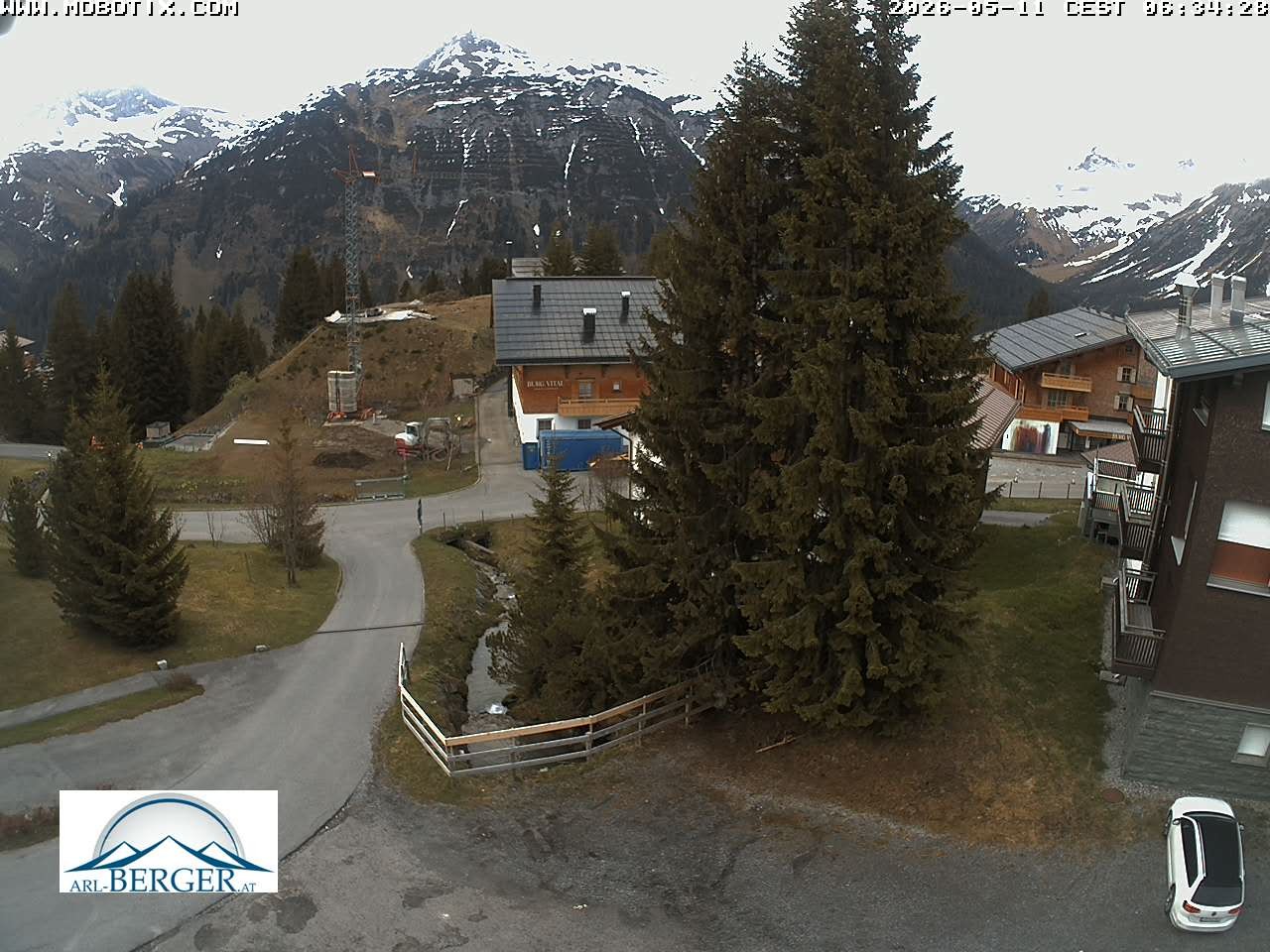 Archiv Foto Webcam Oberlech: Pension Berger