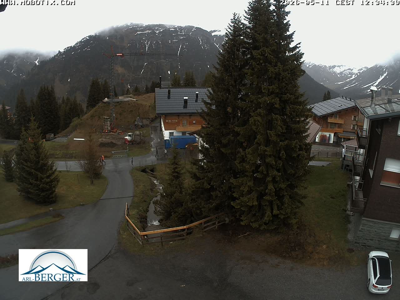 Archiv Foto Webcam Oberlech: Pension Berger
