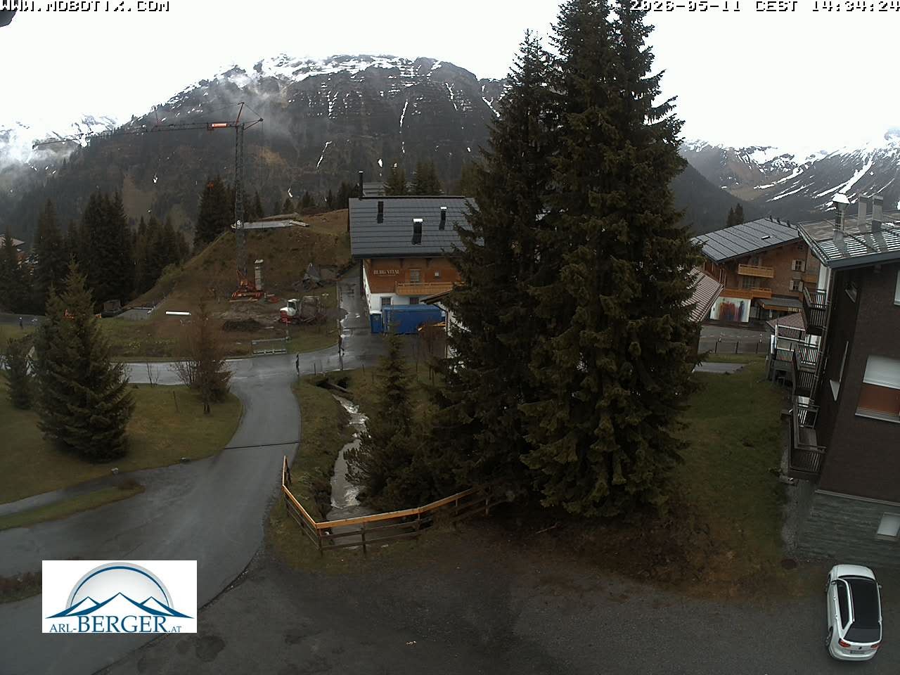 Archiv Foto Webcam Oberlech: Pension Berger