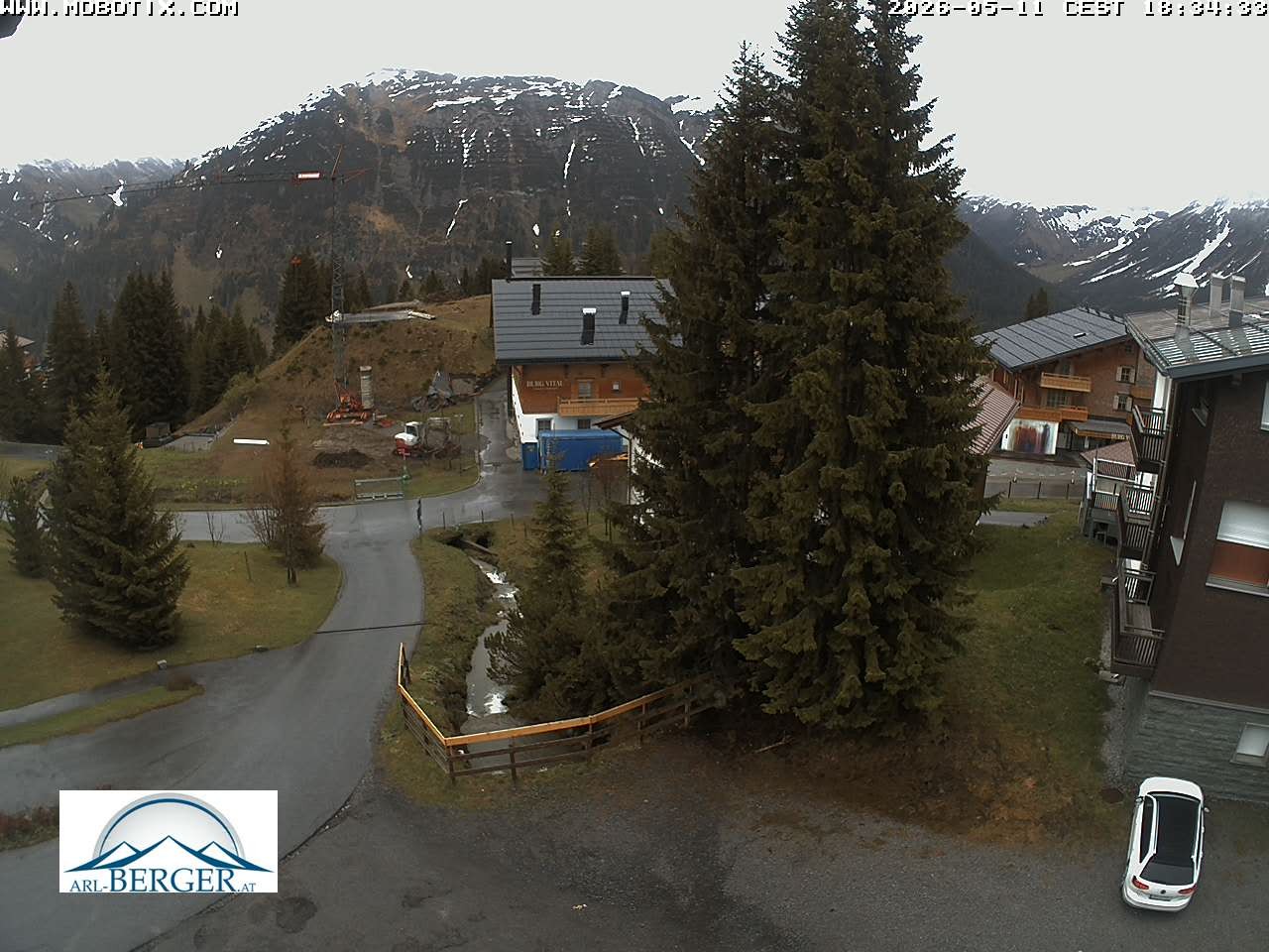 Archiv Foto Webcam Oberlech: Pension Berger