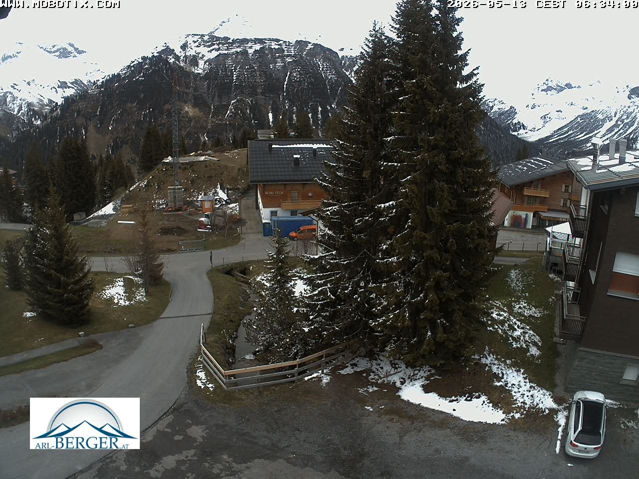 Archiv Foto Webcam Oberlech: Pension Berger