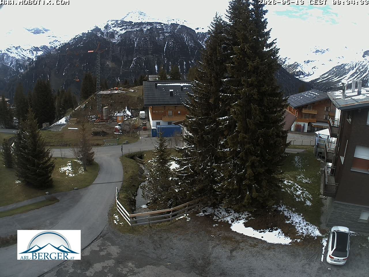 Archiv Foto Webcam Oberlech: Pension Berger