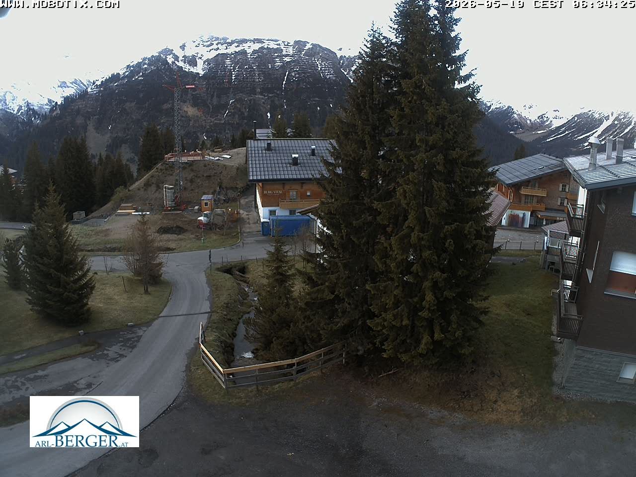 Archiv Foto Webcam Oberlech: Pension Berger