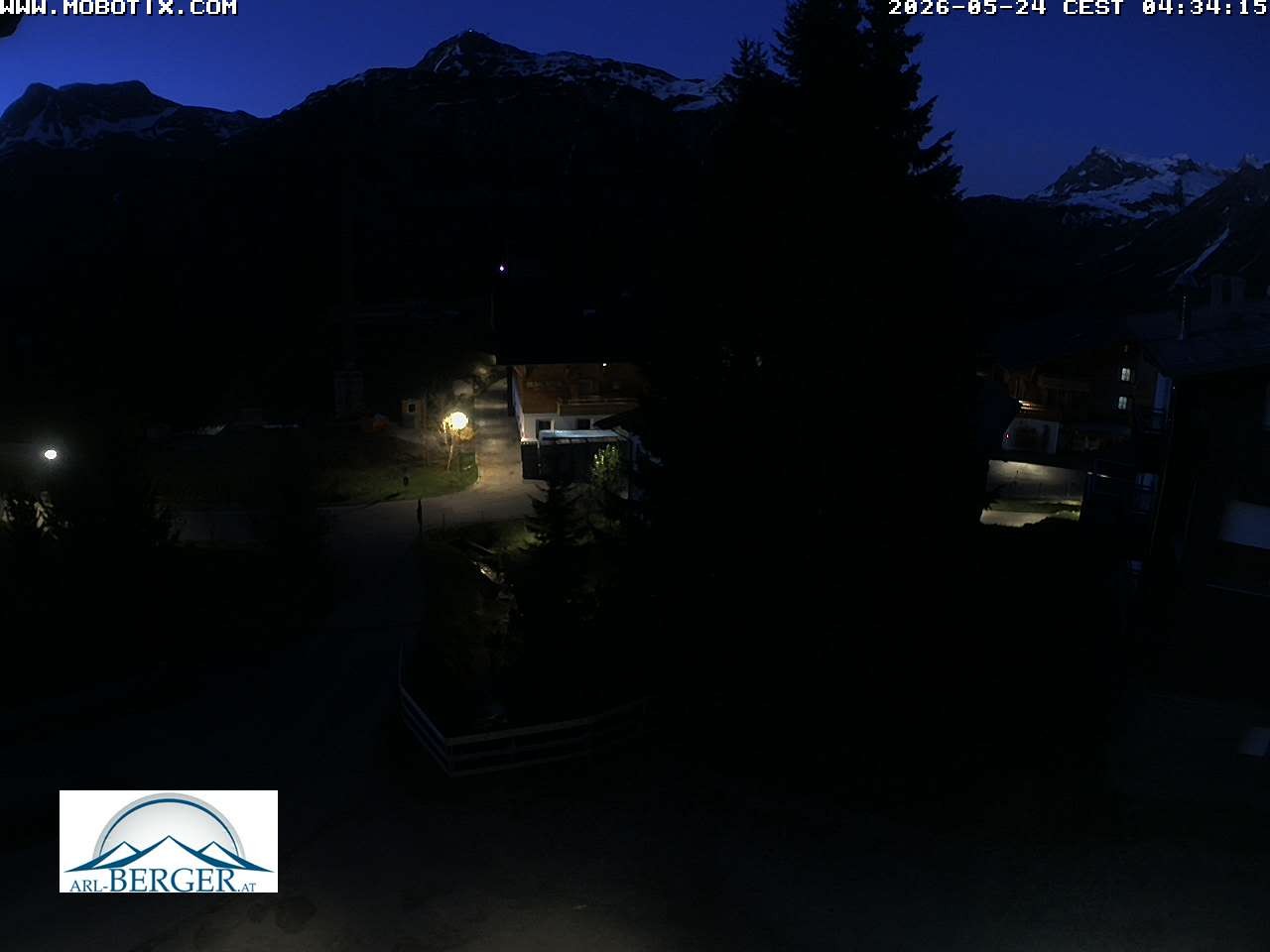 Archiv Foto Webcam Oberlech: Pension Berger