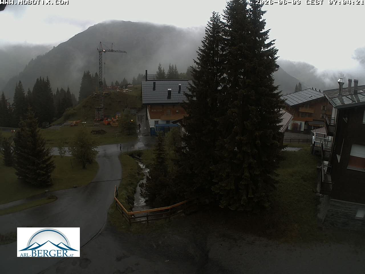 Archiv Foto Webcam Oberlech: Pension Berger