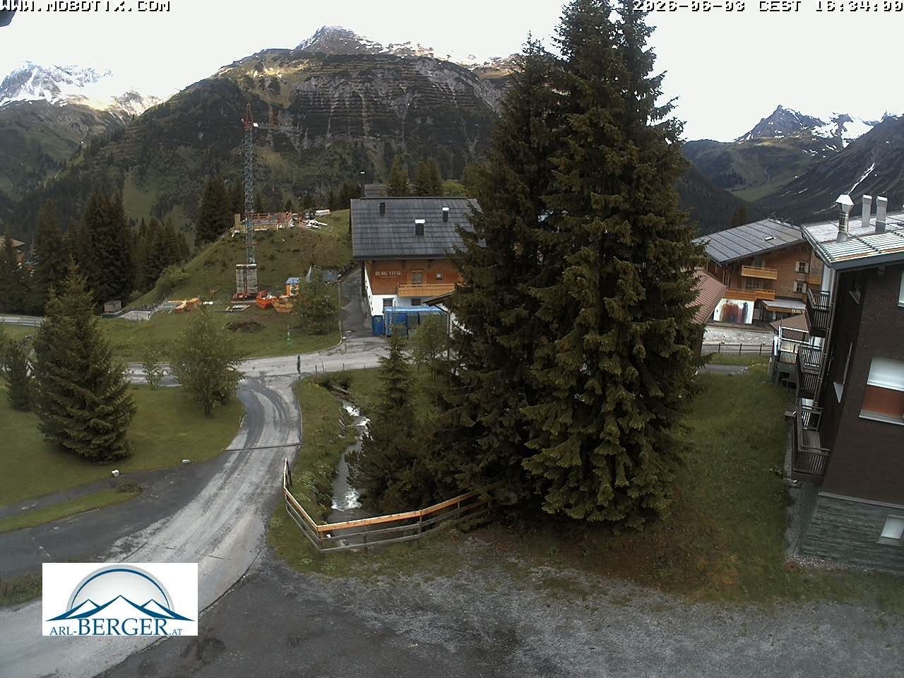 Archiv Foto Webcam Oberlech: Pension Berger