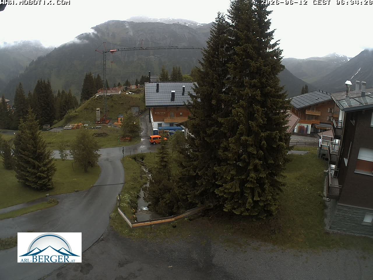 Archiv Foto Webcam Oberlech: Pension Berger