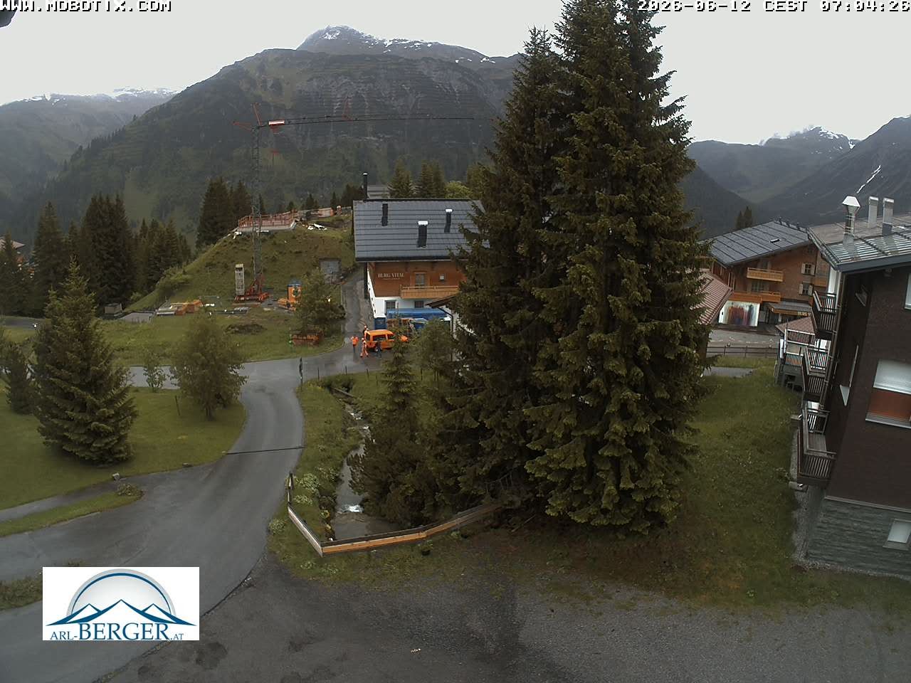 Archiv Foto Webcam Oberlech: Pension Berger