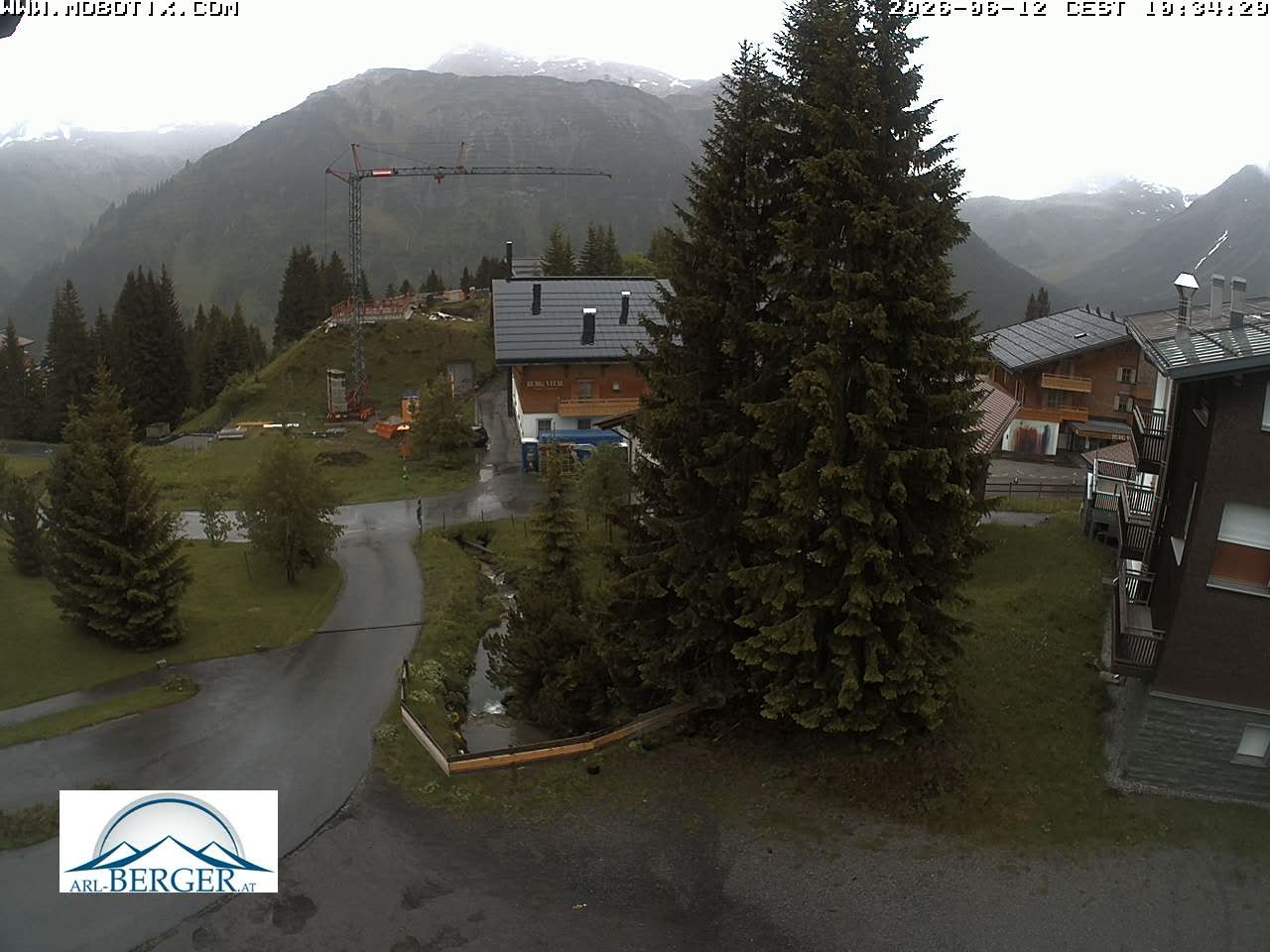 Archiv Foto Webcam Oberlech: Pension Berger