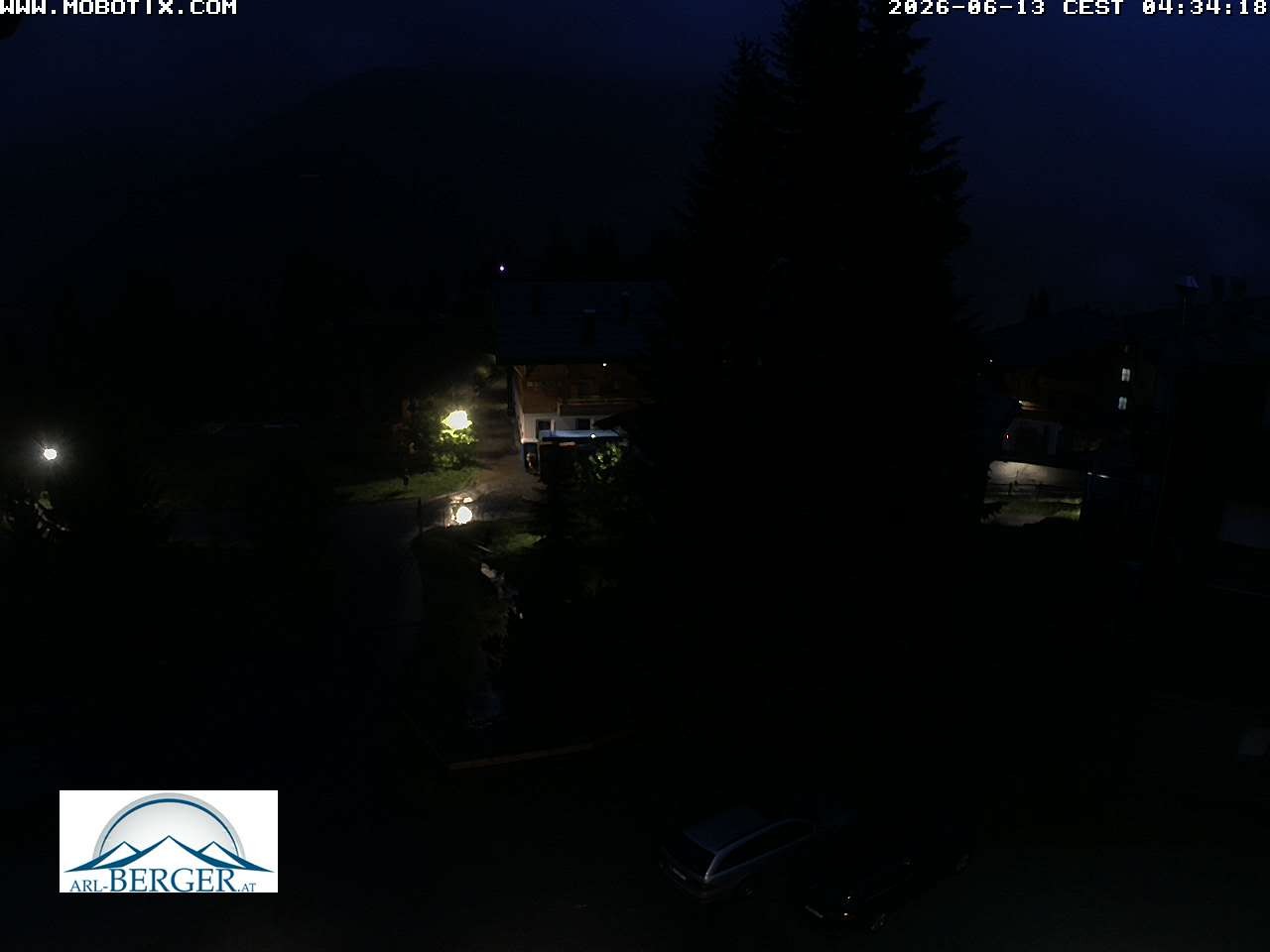 Archiv Foto Webcam Oberlech: Pension Berger
