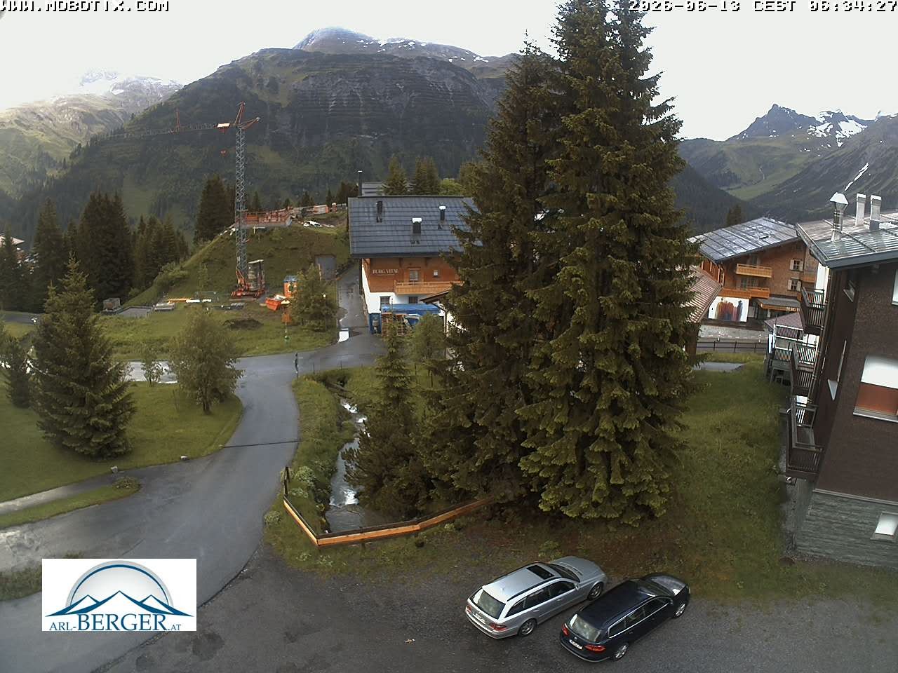 Archiv Foto Webcam Oberlech: Pension Berger