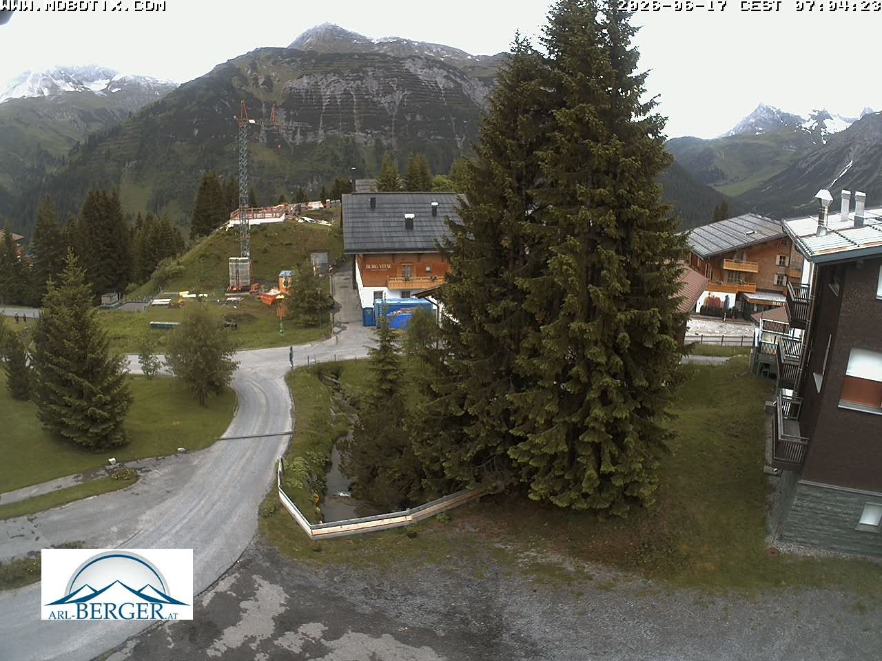 Archiv Foto Webcam Oberlech: Pension Berger