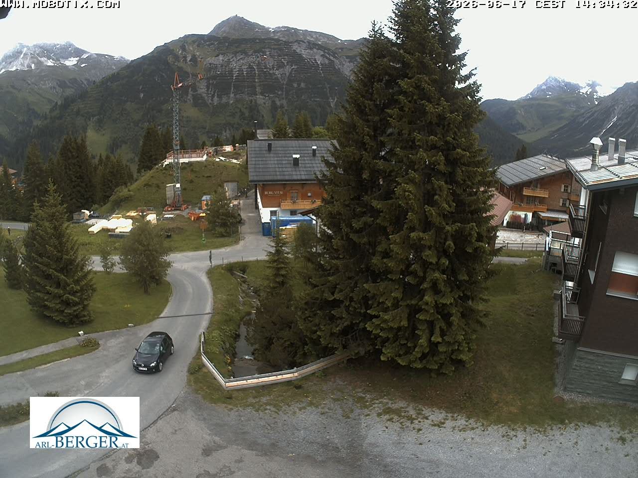 Archiv Foto Webcam Oberlech: Pension Berger