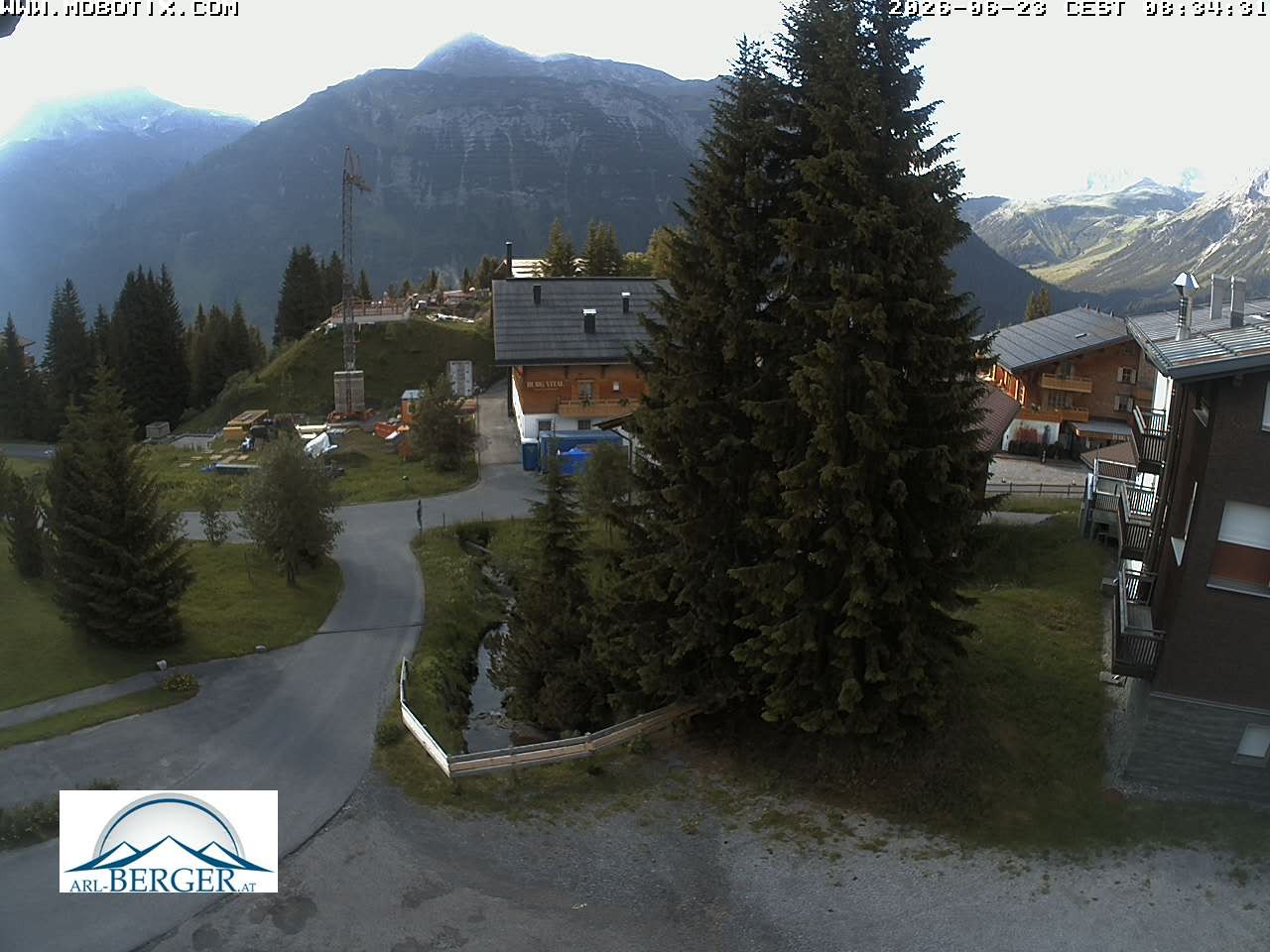 Archiv Foto Webcam Oberlech: Pension Berger