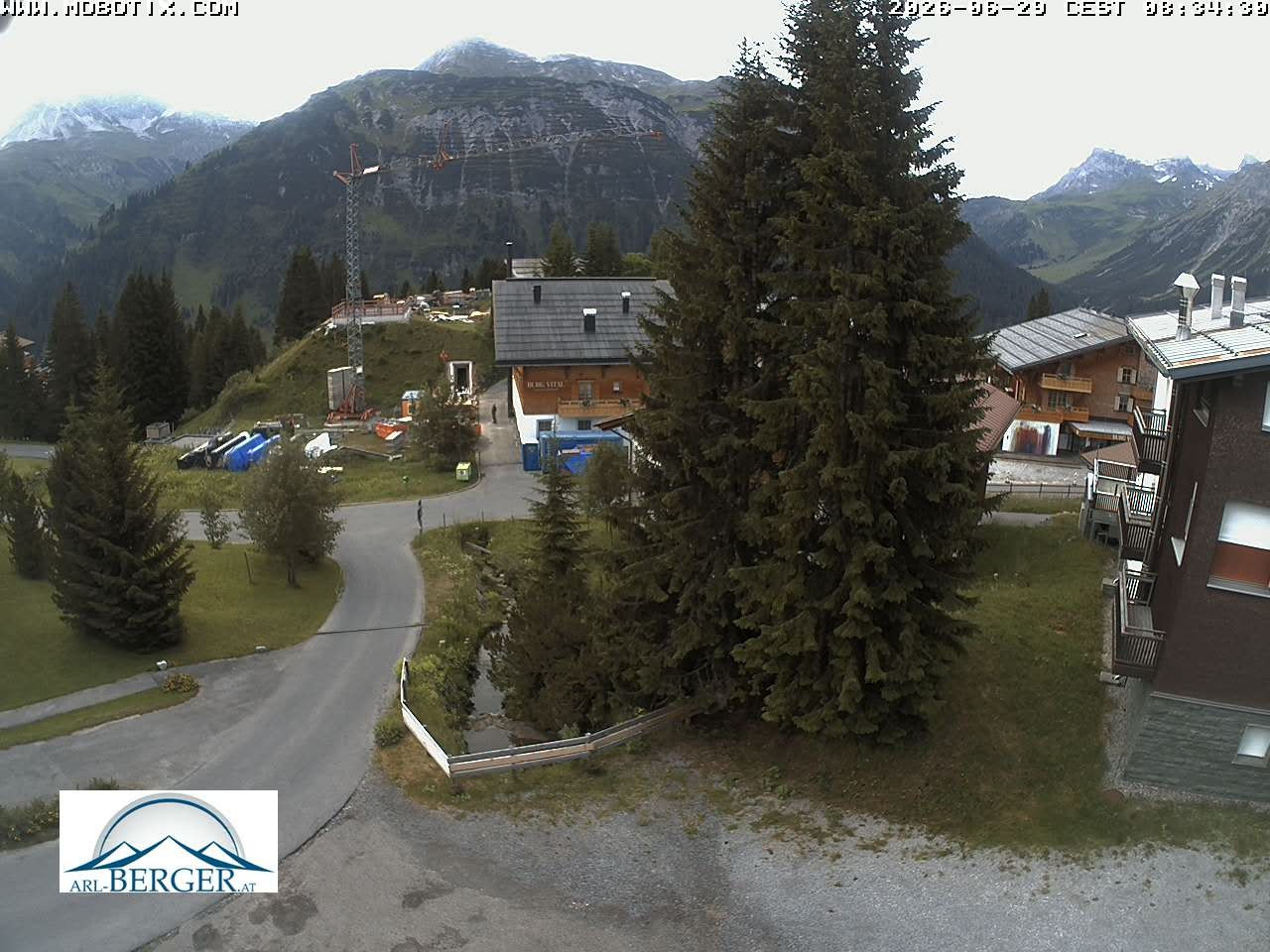 Archiv Foto Webcam Oberlech: Pension Berger