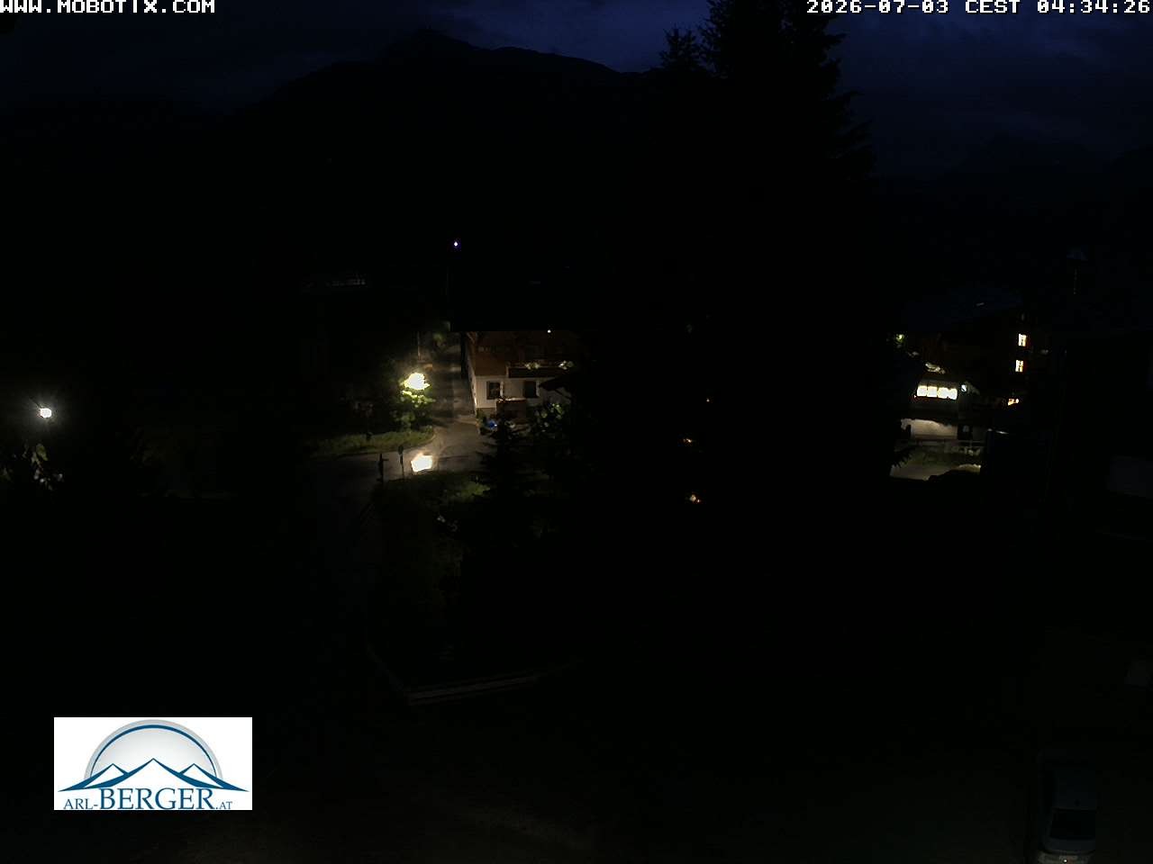 Archiv Foto Webcam Oberlech: Pension Berger