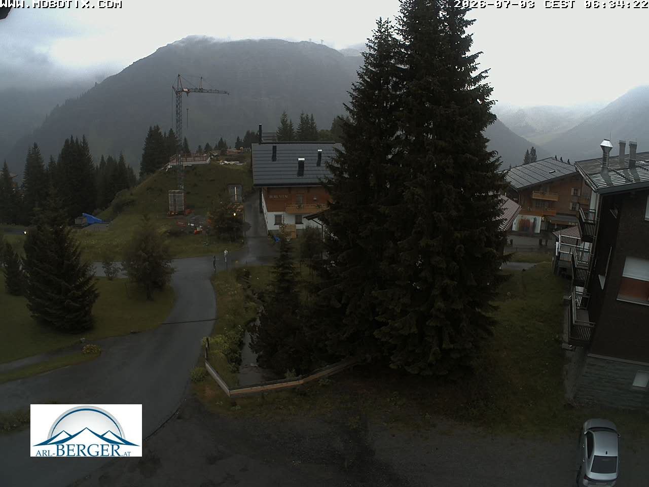Archiv Foto Webcam Oberlech: Pension Berger