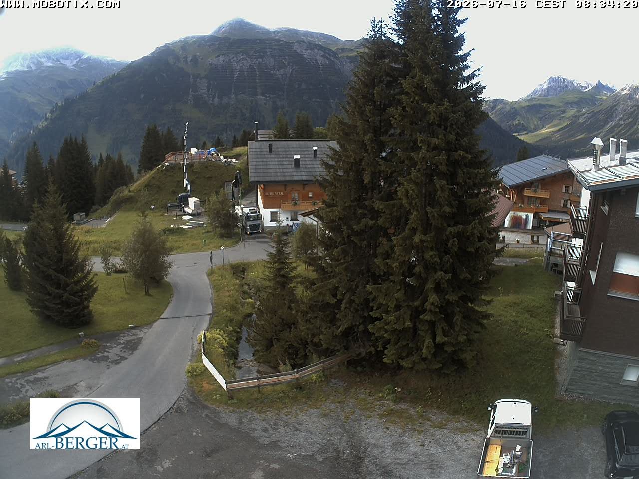 Archiv Foto Webcam Oberlech: Pension Berger